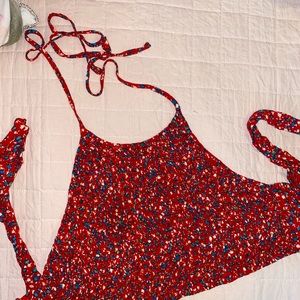 Summer halter crop top